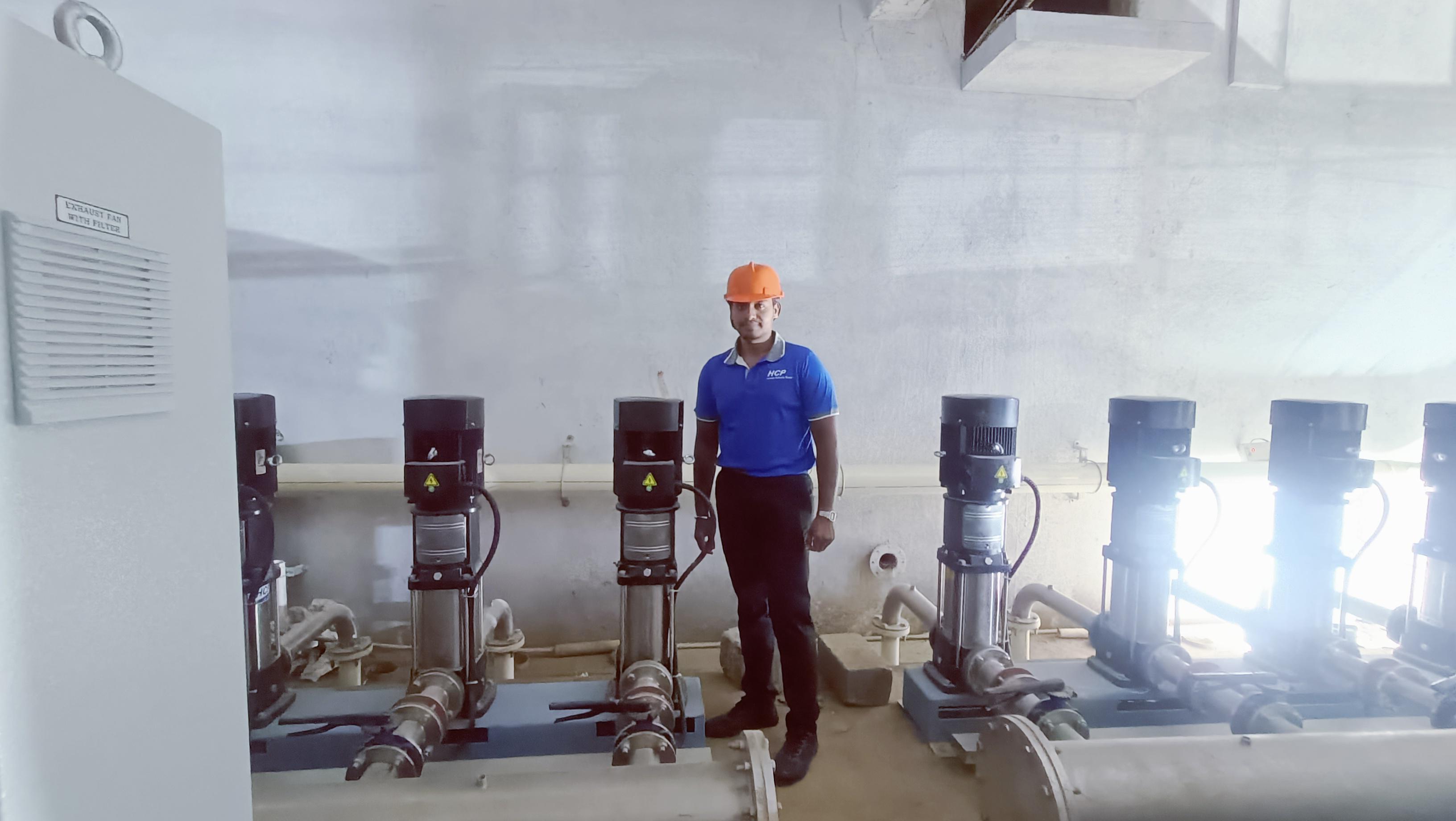 Variable Frequency Constant Pressure Water Supply Pumping System for Apartments in Bengaluru, India Variable Frequency Constant Pressure Water Supply Pumping System for Apartments in Bengaluru, India