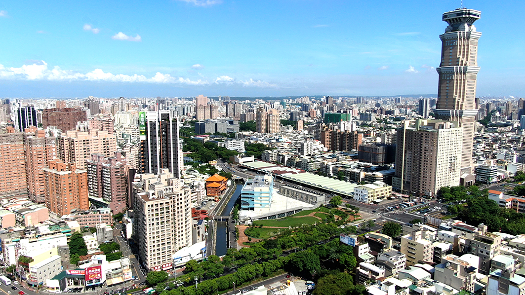 Sanmin District Flood Control in Kaohsiung, Taiwan